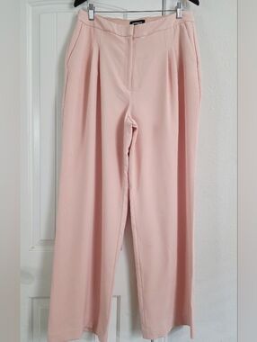 Express Dress Pants Women Size 14L Pink Work Slacks